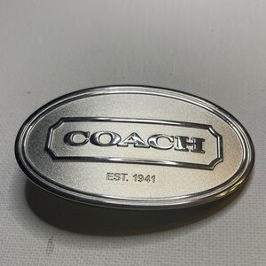 Coach Silver Belt Buckle